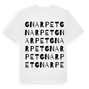 Gnarpet ordlek t-shirt – ekologisk bomull t-shirt från Pinshirt