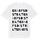 Gnarps distrikt ordlek t-shirt