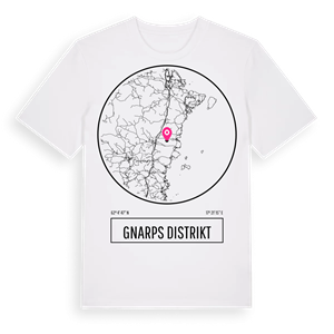 Gnarps distrikt t-shirt – ekologisk bomull t-shirt från Pinshirt
