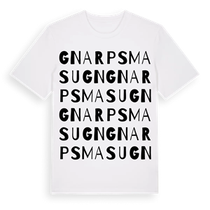 Gnarps masugn ordlek t-shirt – ekologisk bomull t-shirt från Pinshirt