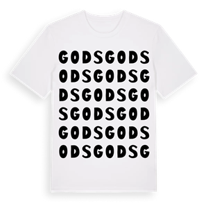 Gods ordlek t-shirt – ekologisk bomull t-shirt från Pinshirt
