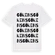 White t-shirt med Gökens ordlek t-shirt