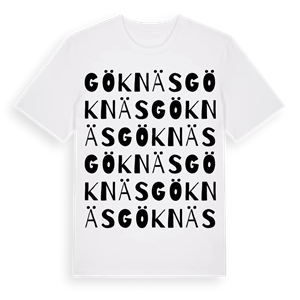 Göknäs ordlek t-shirt – ekologisk bomull t-shirt från Pinshirt