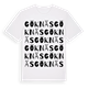 Göknäs ordlek t-shirt