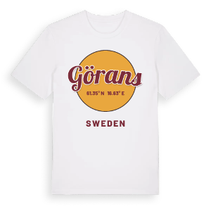 Görans cirkel t-shirt – ekologisk bomull t-shirt från Pinshirt