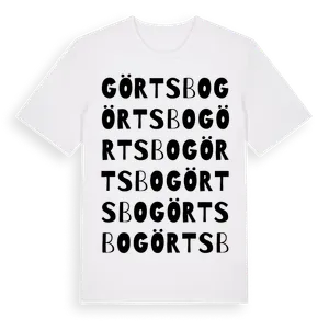 Görtsbo ordlek t-shirt – ekologisk bomull t-shirt från Pinshirt