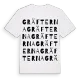 Gräfterna ordlek t-shirt