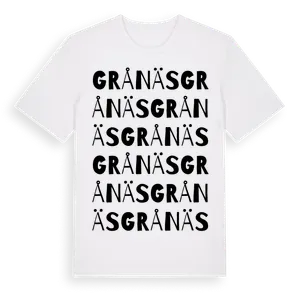 Grånäs ordlek t-shirt – ekologisk bomull t-shirt från Pinshirt