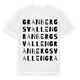 Granbergsvallen ordlek t-shirt