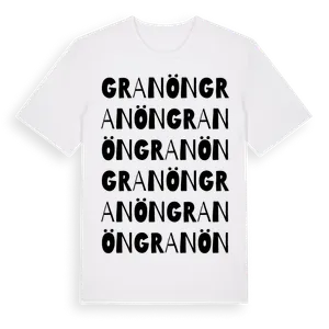 Granön ordlek t-shirt – ekologisk bomull t-shirt från Pinshirt