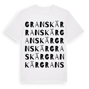 Granskär ordlek t-shirt – ekologisk bomull t-shirt från Pinshirt