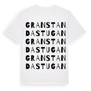 Granstandastugan ordlek t-shirt – ekologisk bomull t-shirt från Pinshirt