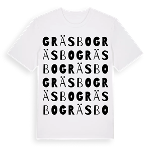 Gräsbo ordlek t-shirt – ekologisk bomull t-shirt från Pinshirt