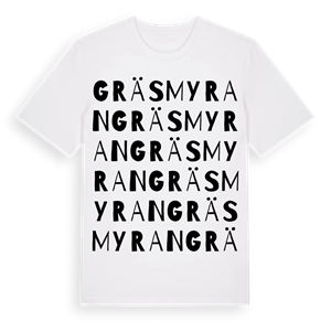 Gräsmyran ordlek t-shirt – ekologisk bomull t-shirt från Pinshirt