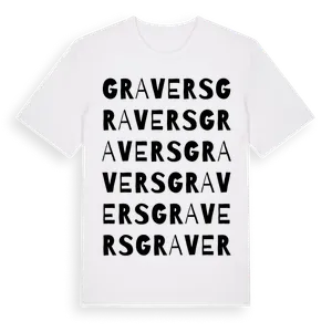Gravers ordlek t-shirt – ekologisk bomull t-shirt från Pinshirt