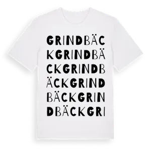 Grindbäck ordlek t-shirt – ekologisk bomull t-shirt från Pinshirt