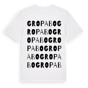 Gropabo ordlek t-shirt – ekologisk bomull t-shirt från Pinshirt