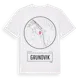 White t-shirt med Grundvik t-shirt