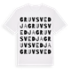 Gruvsvedja ordlek t-shirt