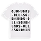 Gudmunds-Ollas ordlek t-shirt
