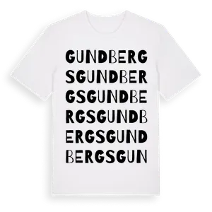 Gundbergs ordlek t-shirt – ekologisk bomull t-shirt från Pinshirt