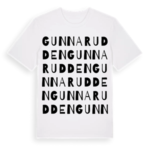Gunnarudden ordlek t-shirt – ekologisk bomull t-shirt från Pinshirt