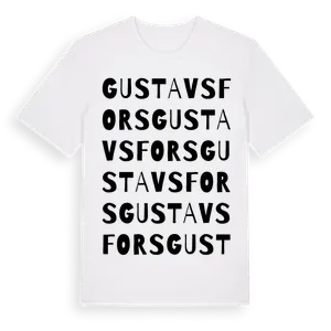 Gustavsfors ordlek t-shirt – ekologisk bomull t-shirt från Pinshirt
