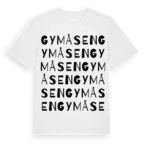 Gymåsen ordlek t-shirt – ekologisk bomull t-shirt från Pinshirt