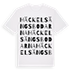 Häckelsängsbodarna ordlek t-shirt