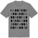 Mid Heather Gray t-shirt med Haddång ordlek t-shirt