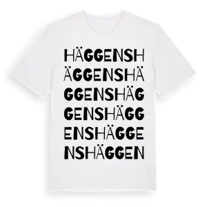 Häggens ordlek t-shirt – ekologisk bomull t-shirt från Pinshirt