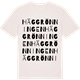 Vintage White t-shirt med Häggrönningen ordlek t-shirt