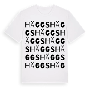Häggs ordlek t-shirt – ekologisk bomull t-shirt från Pinshirt