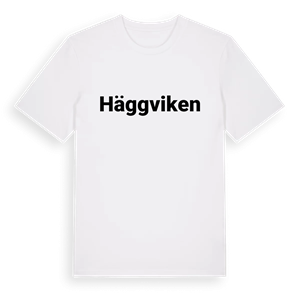 Häggviken fetstil t-shirt – ekologisk bomull t-shirt från Pinshirt