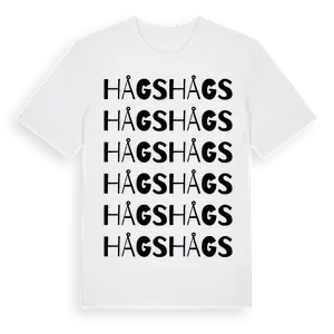 Hågs ordlek t-shirt – ekologisk bomull t-shirt från Pinshirt