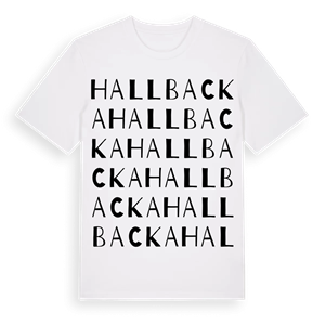 Hallbacka ordlek t-shirt – ekologisk bomull t-shirt från Pinshirt