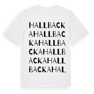 Hallbacka ordlek t-shirt – ekologisk bomull t-shirt från Pinshirt