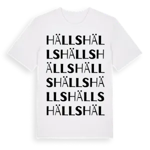 Hälls ordlek t-shirt – ekologisk bomull t-shirt från Pinshirt