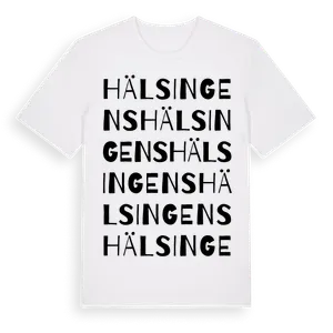 Hälsingens ordlek t-shirt – ekologisk bomull t-shirt från Pinshirt