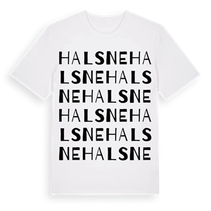 Halsne ordlek t-shirt – ekologisk bomull t-shirt från Pinshirt