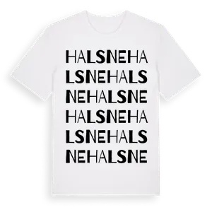 Halsne ordlek t-shirt – ekologisk bomull t-shirt från Pinshirt