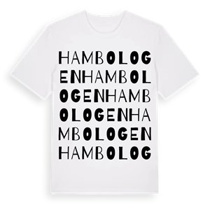 Hambologen ordlek t-shirt – ekologisk bomull t-shirt från Pinshirt