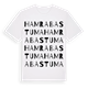 Hamrabastuma ordlek t-shirt