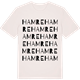 Vintage White t-shirt med Hamre ordlek t-shirt