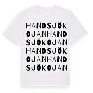 Handsjökojan ordlek t-shirt – ekologisk bomull t-shirt från Pinshirt