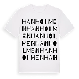 Hanholmen ordlek t-shirt – ekologisk bomull t-shirt från Pinshirt