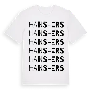 Hans-Ers ordlek t-shirt – ekologisk bomull t-shirt från Pinshirt