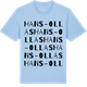 Blue Soul t-shirt med Hans-Ollas ordlek t-shirt
