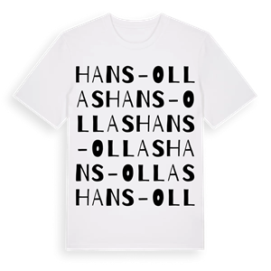 Hans-Ollas ordlek t-shirt – ekologisk bomull t-shirt från Pinshirt