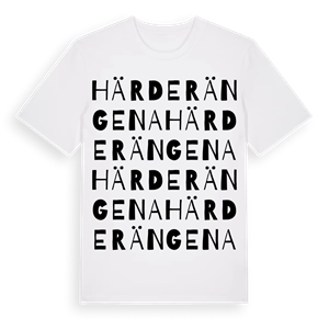 Härderängena ordlek t-shirt – ekologisk bomull t-shirt från Pinshirt